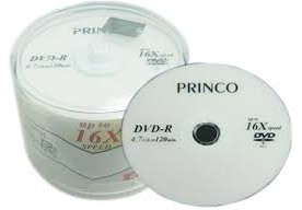 DVD PRINCO/maxtec  16X - 4.7 Gb Vierge DVD-R 